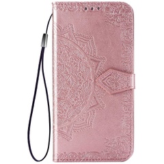 Кожаный чехол (книжка) Art Case с визитницей для Samsung Galaxy A04e Розовый