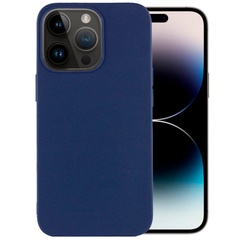 Силіконовий чохол Candy для Apple iPhone 14 Pro Max (6.7"), Синій