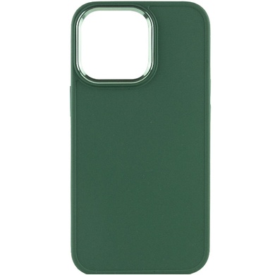 TPU чехол Bonbon Metal Style для Apple iPhone 14 Pro (6.1") Зеленый / Army green