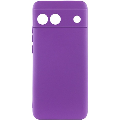 Чохол Silicone Cover Lakshmi Full Camera (A) для Google Pixel 6a, Фіолетовий / Purple