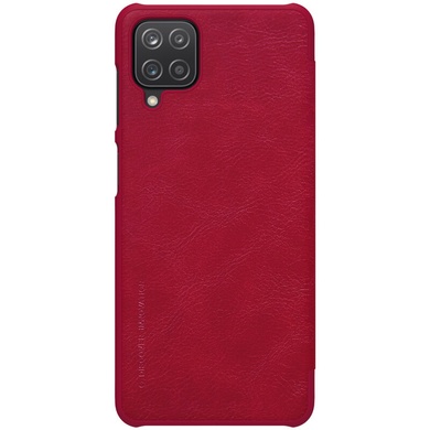 Кожаный чехол (книжка) Nillkin Qin Series для Samsung Galaxy A12 / M12 Красный