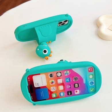 Силиконовый чехол Funny 3D для Apple iPhone 14 Pro Max (6.7") Little bear