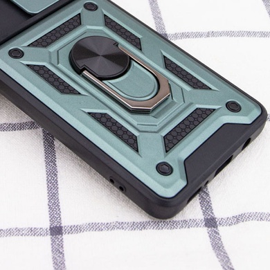Ударопрочный чехол Camshield Serge Ring для Xiaomi Redmi Note 12S Зеленый