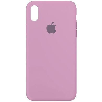 Чехол Silicone Case Full Protective (AA) для Apple iPhone XS Max (6.5") Лиловый / Lilac Pride