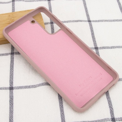 Чохол Silicone Cover Full without Logo (A) для Samsung Galaxy S21, Рожевий / Pink Sand