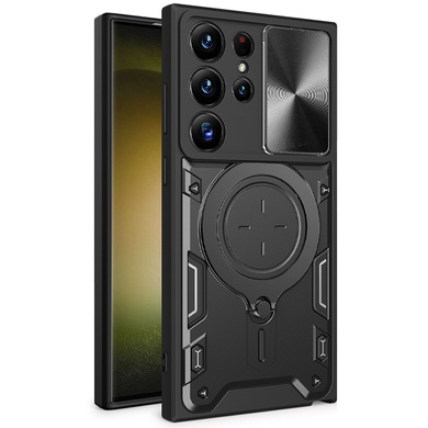Удароміцний чохол Bracket case with Magnetic для Samsung Galaxy S23 Ultra, Black