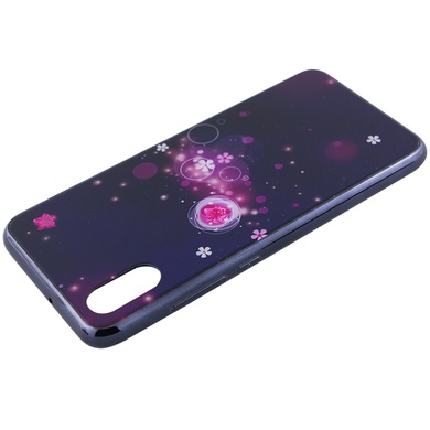 TPU+Glass чехол Fantasy с глянцевыми торцами для Xiaomi Redmi 7A Пузырьки и цветы