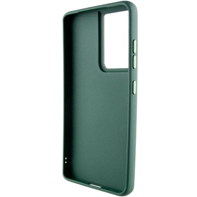 TPU чехол Bonbon Metal Style with MagSafe для Samsung Galaxy S23 Ultra Зеленый / Army Green