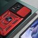Ударопрочный чехол Camshield Serge Ring для Xiaomi Poco F4 Красный