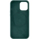 Кожаный чехол Leather Case (AA) with MagSafe для Apple iPhone 14 Pro (6.1") Pine green