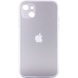 TPU+Glass чохол Matte Candy Full camera для Apple iPhone 13 mini (5.4"), Білий