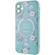 TPU+PC чехол Secret Garden with MagSafe для Apple iPhone 12 (6.1") Mint