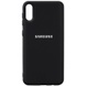 Чохол Silicone Cover Full Protective (AA) для Samsung Galaxy A02, Чорний / Black