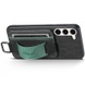 Кожаный чехол Wallet case and straps для Samsung Galaxy S24 Черный / Black