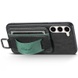 Шкіряний чохол Wallet case and straps для Samsung Galaxy S24, Чорний / Black