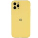Чохол Silicone Case Full Camera Protective (AA) для Apple iPhone 12 Pro Max (6.7"), Жовтий / Yellow