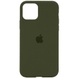 Чохол Silicone Case Full Protective (AA) для Apple iPhone 11 Pro (5.8"), Зеленый / Dark Olive