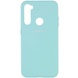 Чехол Silicone Cover Full Protective (A) для OPPO Realme C3 Бирюзовый / Ice Blue