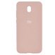 Чехол Silicone Cover Full Protective (AA) для Xiaomi Redmi 8a Розовый / Pink Sand