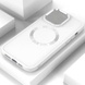 TPU чохол Bonbon Metal Style with MagSafe для Apple iPhone 14 Plus (6.7"), Білий / White