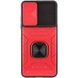 Ударопрочный чехол Camshield Flash Ring для Xiaomi Redmi Note 11 (Global) / Note 11S Красный
