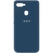 Чохол Silicone Cover My Color Full Protective (A) для Oppo A5s / Oppo A12, Синій / Navy Blue