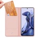 Чехол-книжка Dux Ducis с карманом для визиток для Huawei P50, Rose Gold