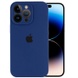 Чехол Silicone Case Full Camera Protective (AA) для Apple iPhone 14 Pro Max (6.7") Синий / Deep navy