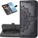 Кожаный чехол (книжка) Art Case с визитницей для Samsung Galaxy A04 Черный