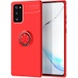 TPU чехол Deen ColorRing под магнитный держатель (opp) для Samsung Galaxy Note 20 Красный / Красный
