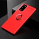 TPU чехол Deen ColorRing под магнитный держатель (opp) для Samsung Galaxy Note 20 Красный / Красный
