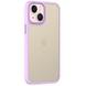 TPU+PC чохол Metal Buttons для Apple iPhone 13 (6.1 "), Фіолетовий