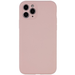 Чохол Silicone Case Full Camera Protective (AA) NO LOGO для Apple iPhone 12 Pro Max (6.7"), Рожевий / Pink Sand