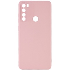 Силиконовый чехол Candy Full Camera для Xiaomi Redmi Note 8 Розовый / Pink Sand