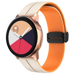 Силиконовый ремешок Classy для Smart Watch 20mm White / Orange