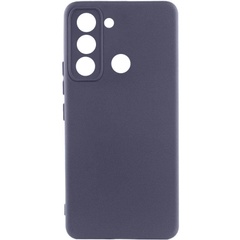Чохол Silicone Cover Lakshmi Full Camera (AAA) для TECNO Spark 8C, Темно-синій / Midnight blue
