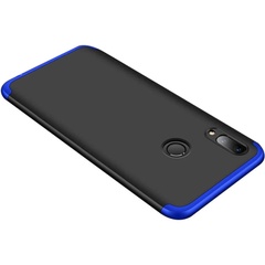 Пластиковая накладка GKK LikGus 360 градусов (opp) для Huawei P Smart+ (nova 3i) Черный / Синий