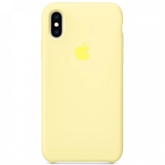 Чохол Silicone Case Full Protective (AA) для Apple iPhone XS Max (6.5 "), Жовтий / Yellow