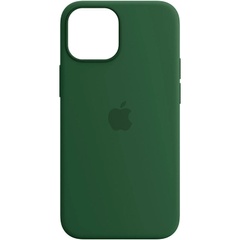 Шкіряний чохол Leather Case (AA Plus) with MagSafe для Apple iPhone 14 Pro (6.1"), Shirt Green