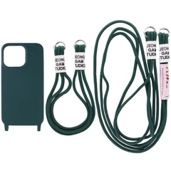 Чохол TPU two straps California для Apple iPhone 11 Pro Max (6.5"), Зелений / Forest green