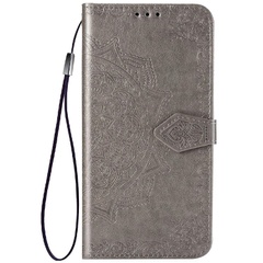 Кожаный чехол (книжка) Art Case с визитницей для Samsung Galaxy A04e Серый