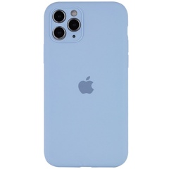 Чохол Silicone Case Full Camera Protective (AA) для Apple iPhone 12 Pro (6.1"), Блакитний / Lilac Blue