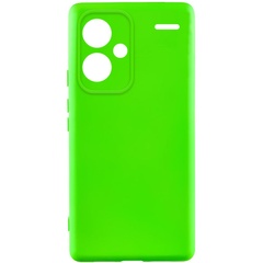 Чехол Silicone Cover Lakshmi Full Camera (A) для Xiaomi Redmi Note 13 Pro+ Салатовый / Neon Green