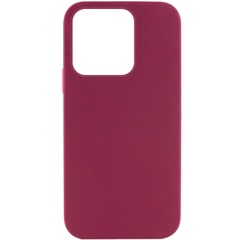 Чохол Silicone Case Full Protective (AA) NO LOGO для Apple iPhone 15 Pro Max (6.7"), Бордовий / Maroon