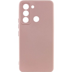 Чехол Silicone Cover Lakshmi Full Camera (A) для TECNO Spark 8C Розовый / Pink Sand