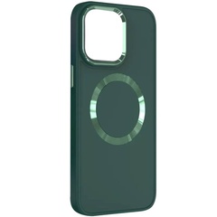 TPU чехол Bonbon Metal Style with MagSafe для Xiaomi 13 Зеленый / Army Green