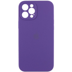 Чехол Silicone Case Full Camera Protective (AA) для Apple iPhone 14 Pro (6.1") Фиолетовый / Amethyst