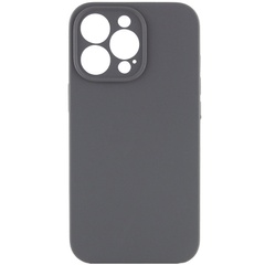 Чохол Silicone Case Full Camera Protective (AA) NO LOGO для Apple iPhone 15 Pro (6.1"), Серый / Dark Gray