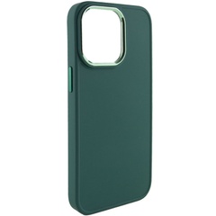 TPU чохол Bonbon Metal Style для Apple iPhone 14 Pro (6.1"), Зелений / Pine green