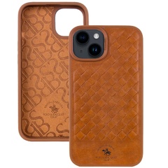 Кожаный чехол Polo Santa Barbara для Apple iPhone 14 Plus (6.7") Brown